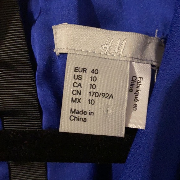 H&M Royal Blue Dress - Picture 4 of 4